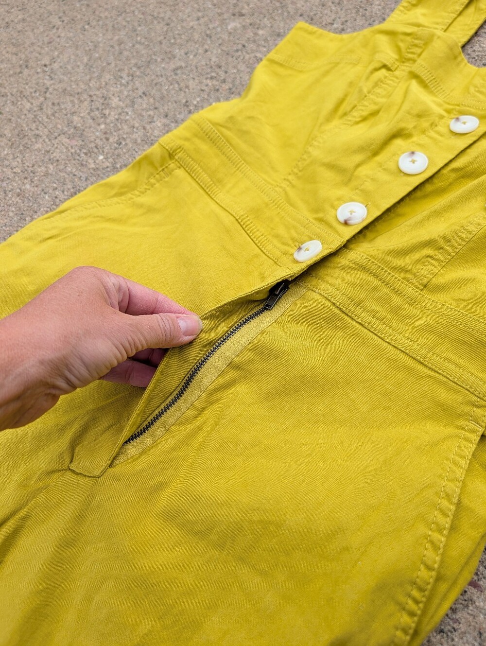 ANTHROPOLOGIE maeve colette jumpsuit chartreuse 6 - Picture 5 of 14